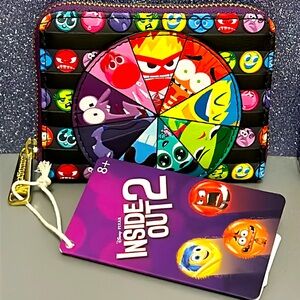 Loungefly Disney Pixar Inside Out 2 Core Memories Zip Around Wallet